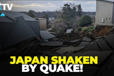 7.1 Quake Shakes Southern Japan: Roads Split, Buildings Burn, Hundreds Of Thousands Evacuated