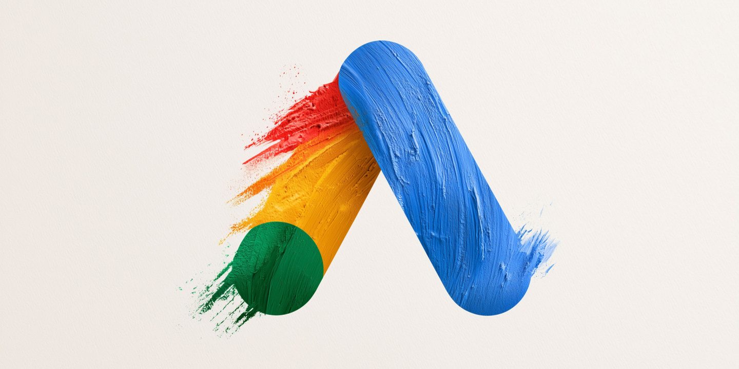 Google Ads Logo Painted