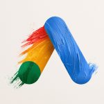 Google Ads Logo Painted